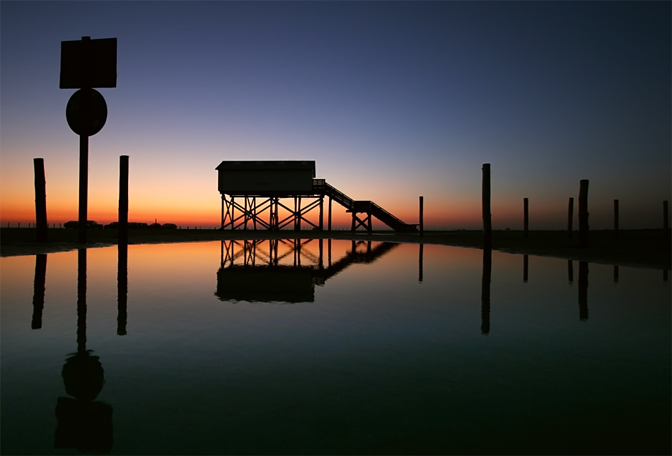 St.Peter-Ording Böhl - Blaue Stunde