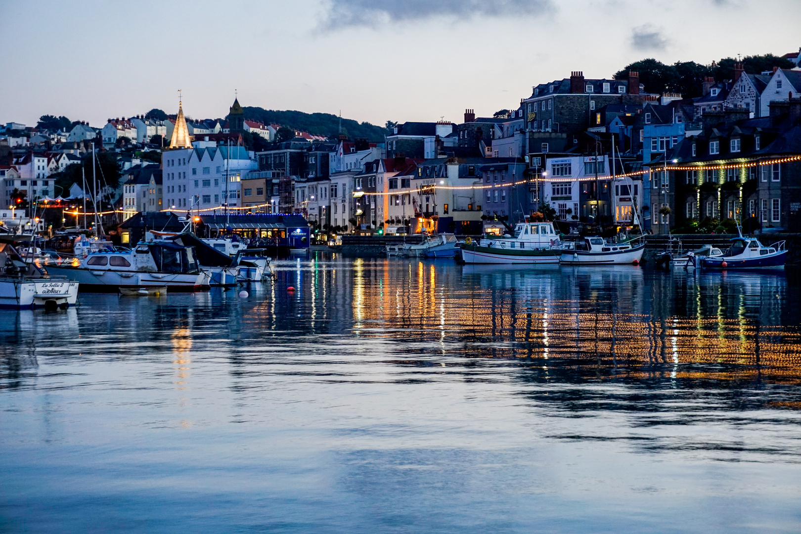 St.Peter Port/Guernsey nachts