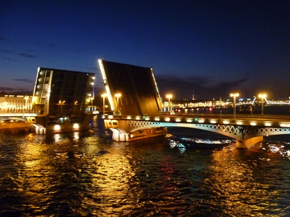 St.Petersburg by night