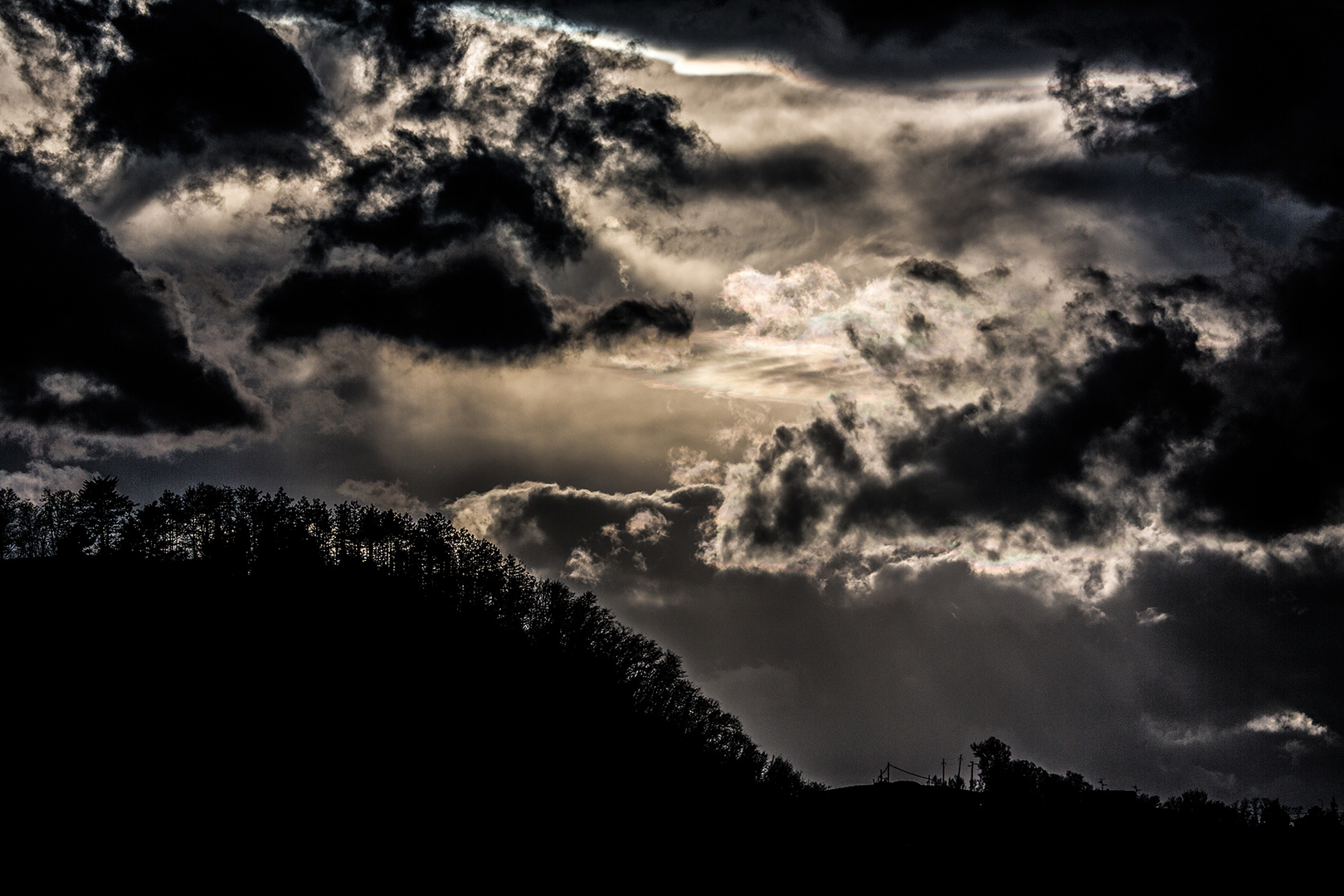 Stracci di luce al tramonto