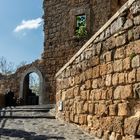 Strada con portico, Civita di Bagnoregio