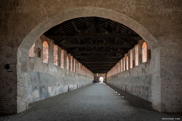Strada coperta, Castello Visconteo di Vigevano