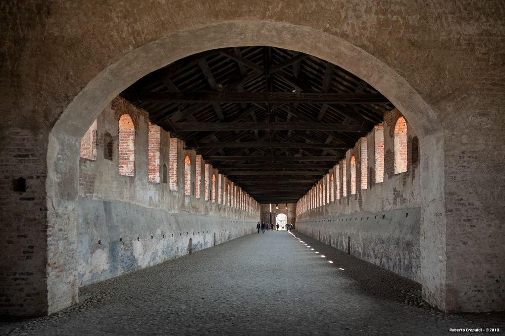 Strada coperta, Castello Visconteo di Vigevano