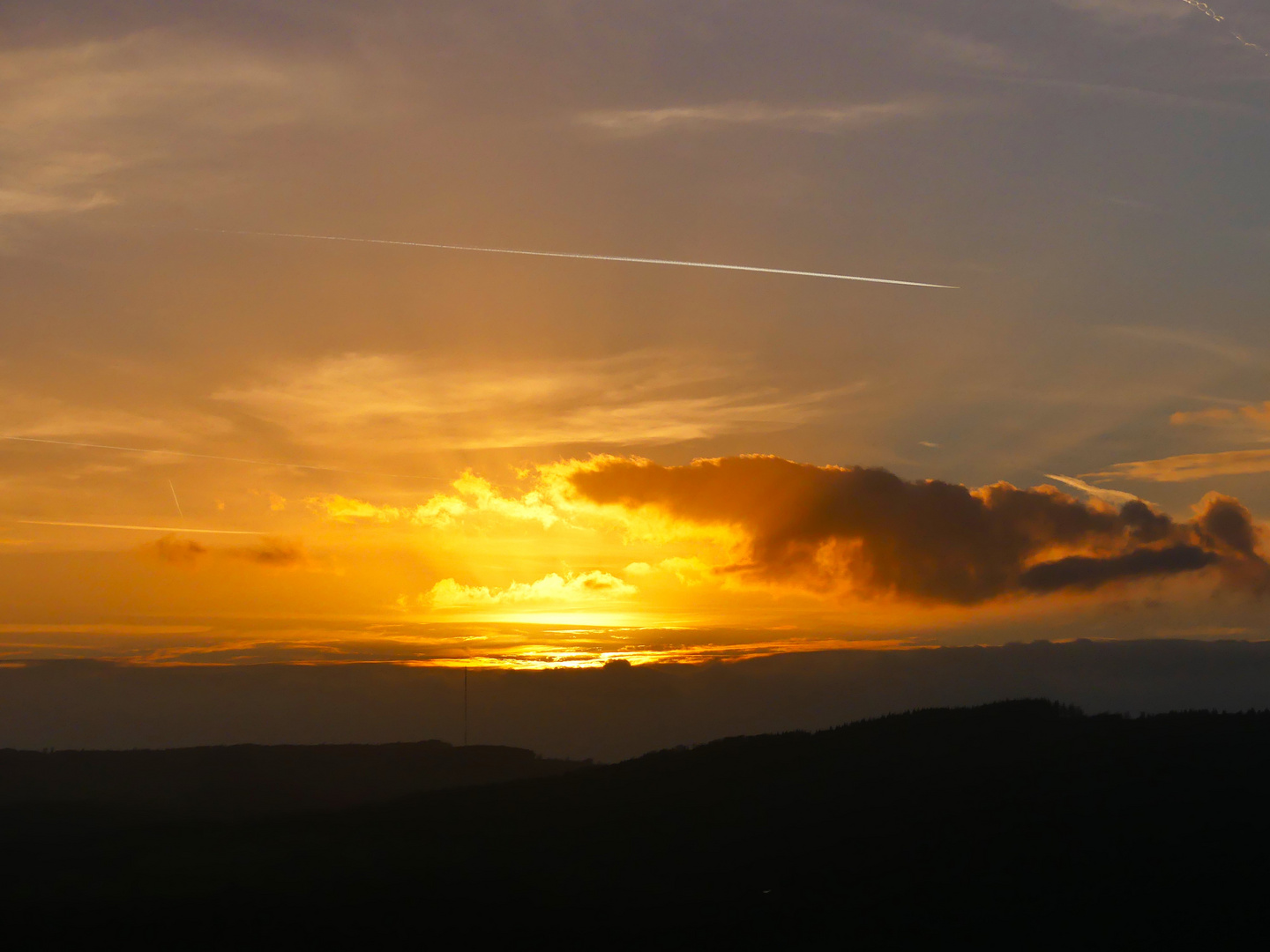 Strahlen am Himmel