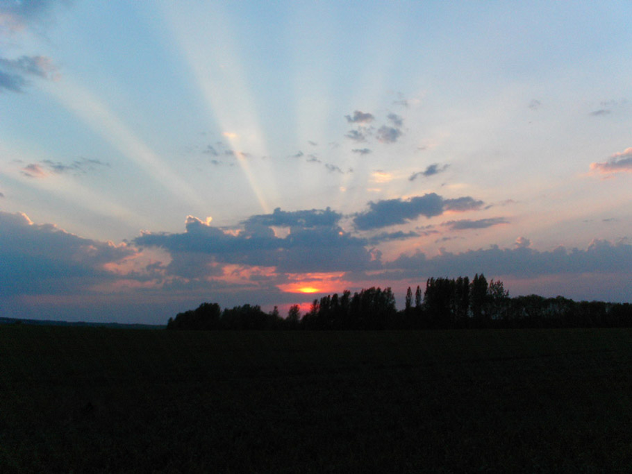 Strahlen des Himmels