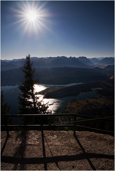 strahlende Bergwelt