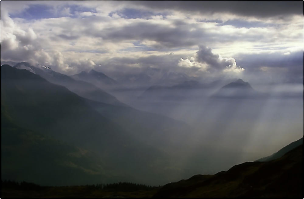 Strahlende Bergwelt