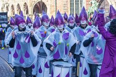 Strahlende Gesichter, Samba Karneval Bremen 2019, Bild IV