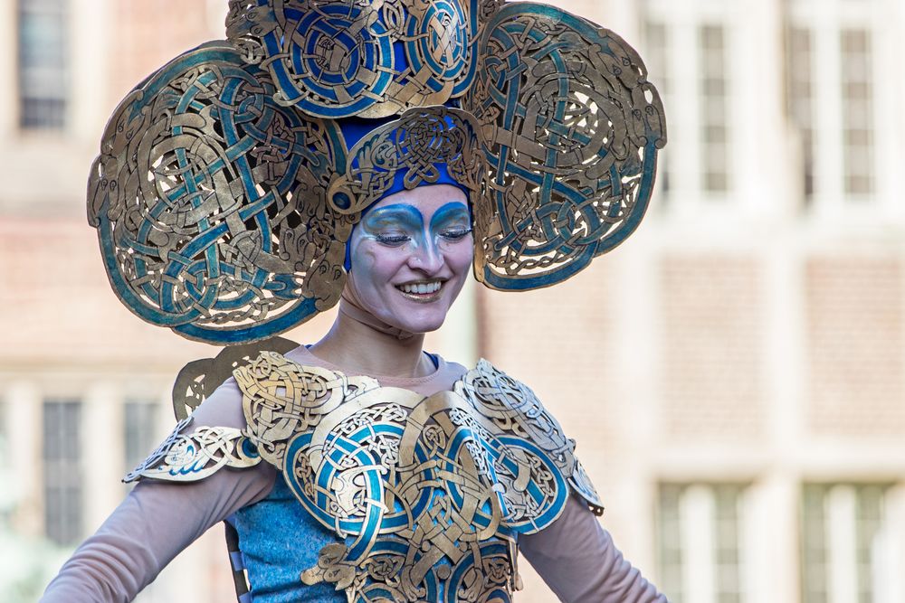 Strahlende Gesichter, Samba Karneval Bremen 2019, Bild V