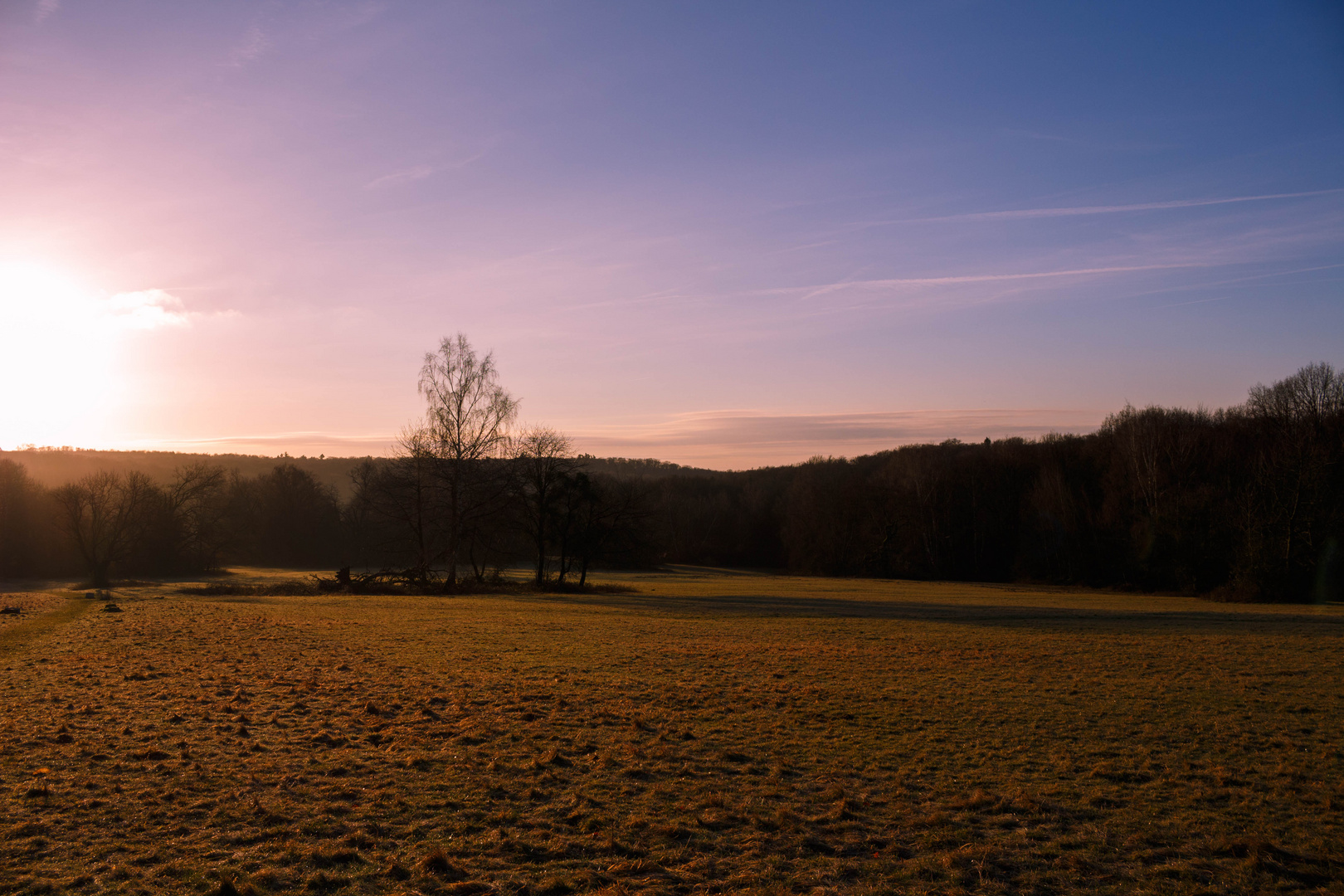 Strahlende Morgensonne im Rabengrund