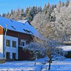 Strahlende Sonne in Oberfrauendorf oberthalb von Glashütte,der...