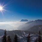 Strahlende Sonne über ..