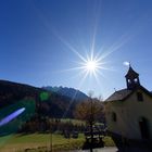 Strahlender Herbst in Toblach