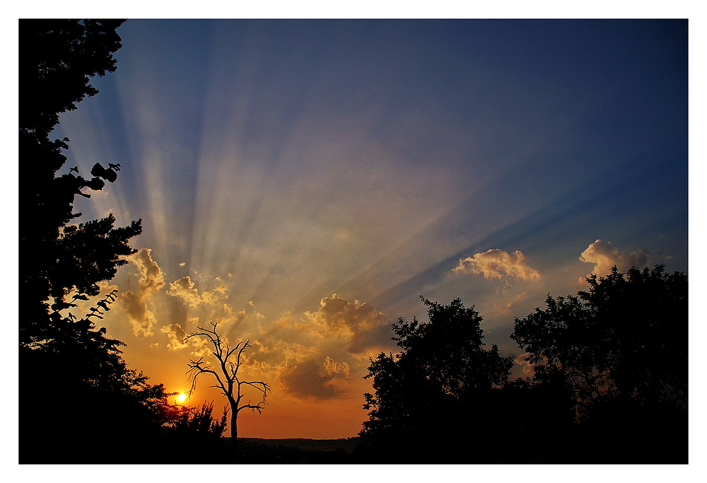 Strahlender Sonnenaufgang