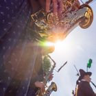 Strahlendes Saxophon