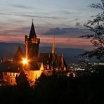 Strahlendes Schloß über Wernigerode