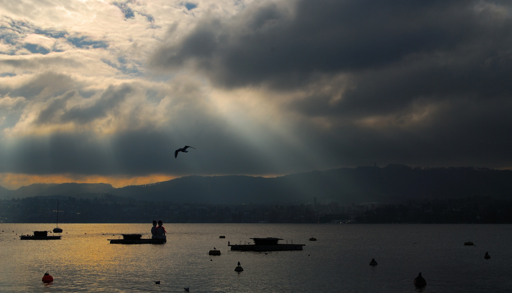 strahlenmeer am zürichsee