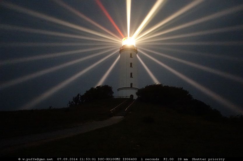 Strahlenquelle Leuchtturm Dornbusch