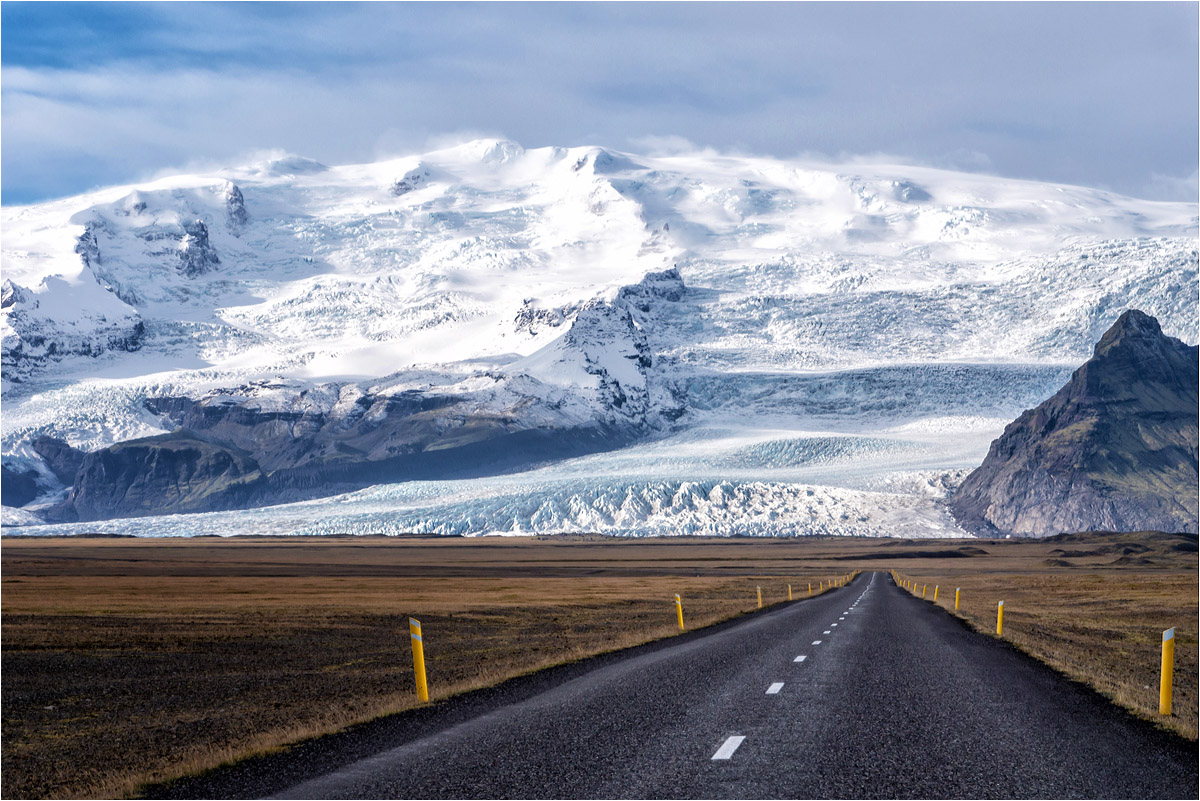 Straight to the glacier..