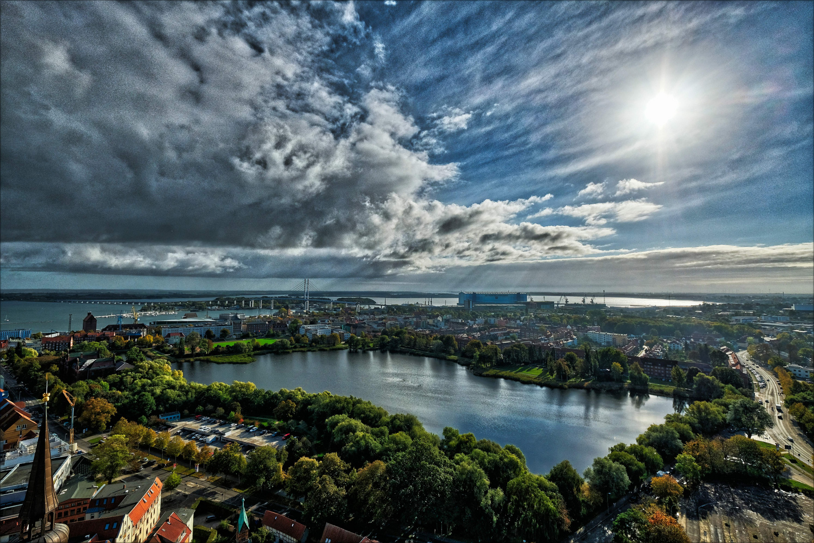 STRALSUND  #1 ( HDR ) - Aussicht Marienkirche