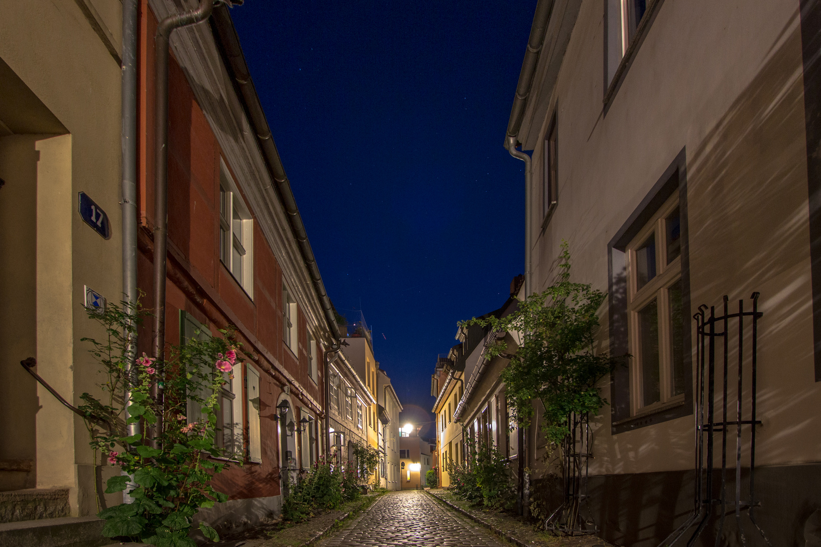 Stralsund bei Nacht