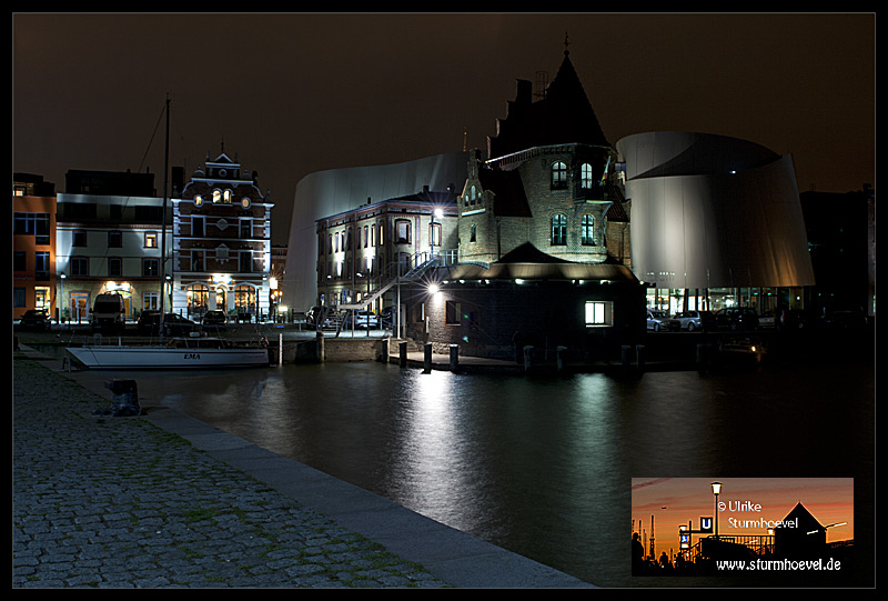 Stralsund bei Nacht