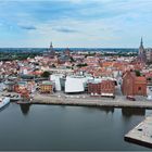 Stralsund - Blick auf die Hafeninsel...