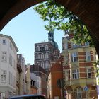 Stralsund Blick auf die Nikolaikirche