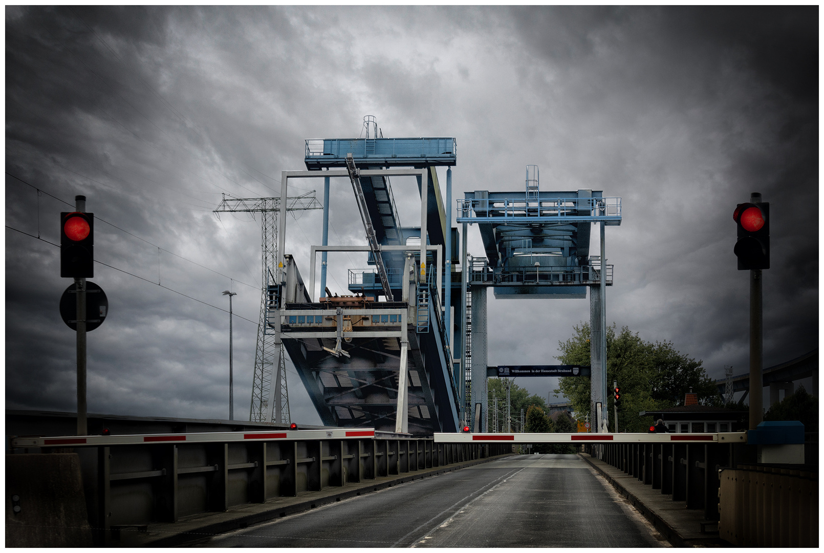 Stralsund-Dänholm. Ziegelgrabenbrücke. 