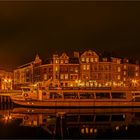 Stralsund Hafen - an der Fährbrücke Nachts um halb Eins...