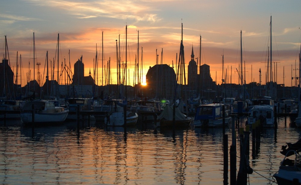 Stralsund Hafen + Stadtkern