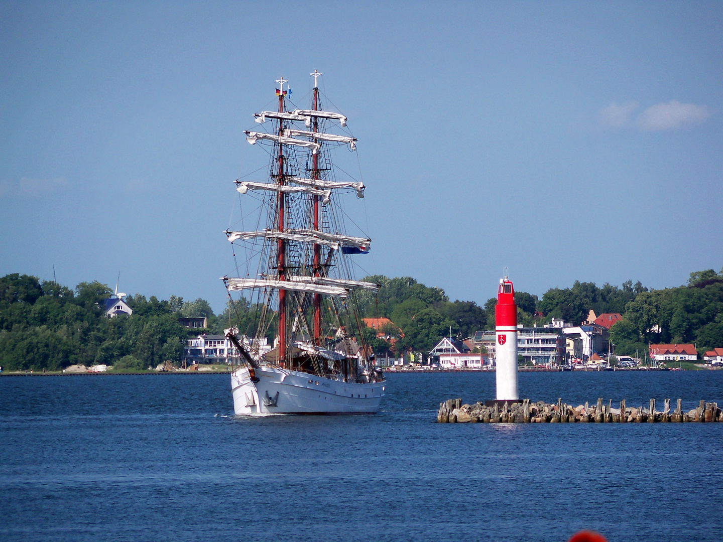 Stralsund, Hafeneinfahrt