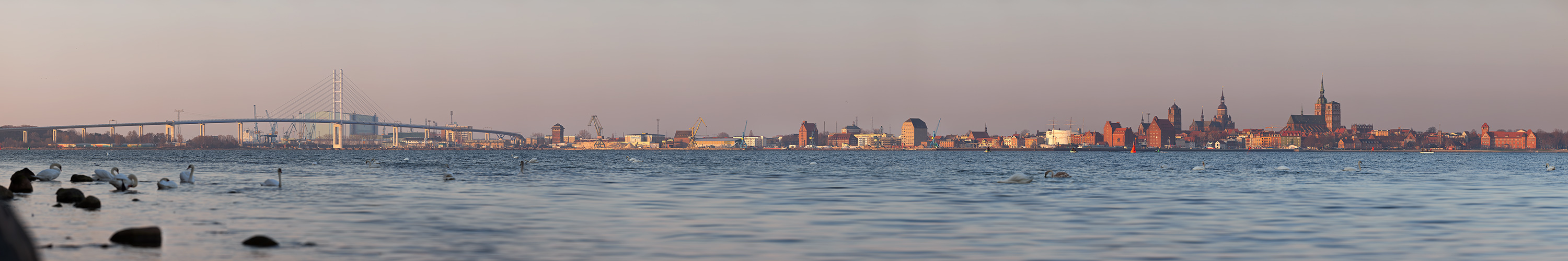 Stralsund im Morgengrauen