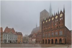 Stralsund im Nebel