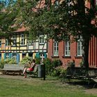 Stralsund - Innenhof des Johannisklosters