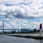 STRALSUND MIT RÜGENBRÜCKE UND