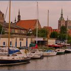 Stralsund, morgens 1/2 sieben