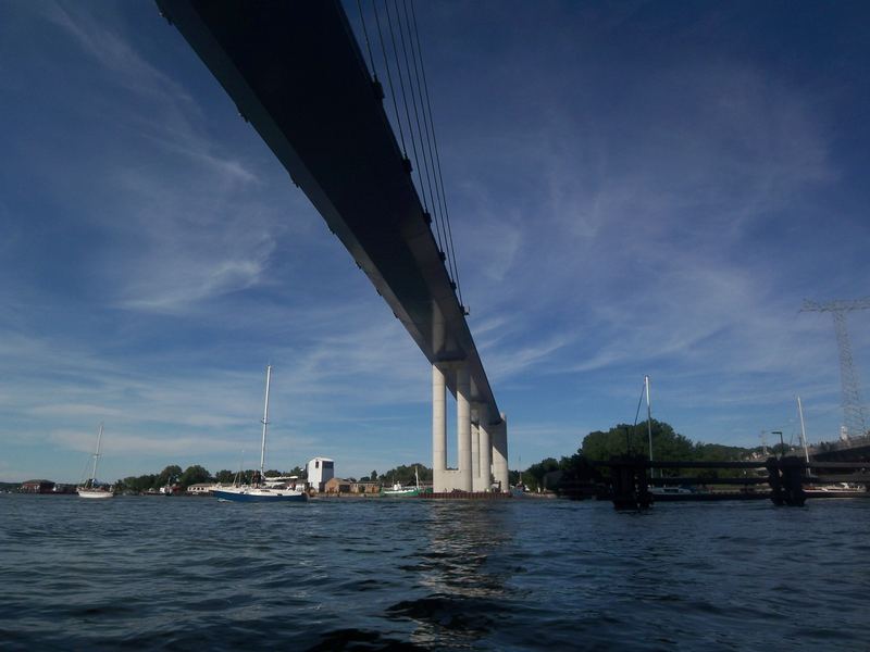 Stralsund-Rügen Brücke in Mecklenburg Vorpommern