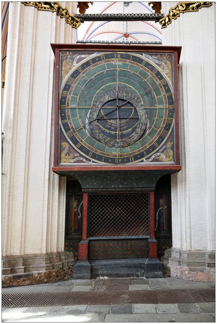 Stralsund, St. Nikolai, astronomische Uhr