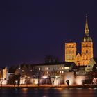 Stralsund St.Nicolai und Stadtmauer