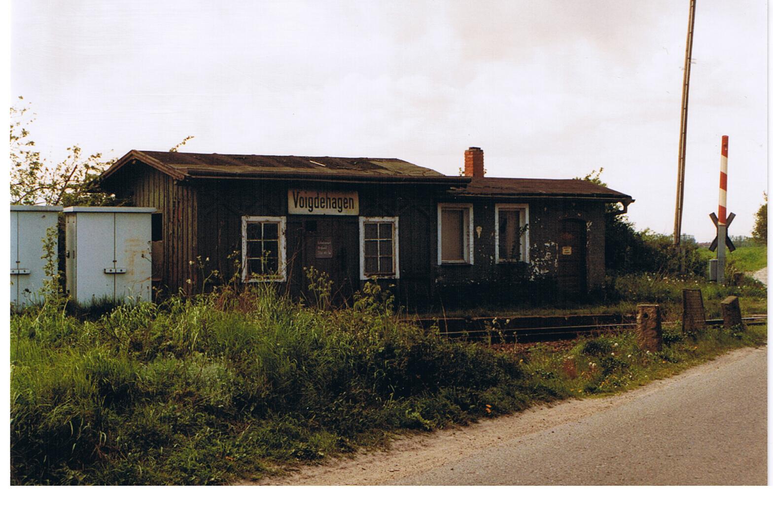 Stralsund Voigdehagen Bahnhof 1991