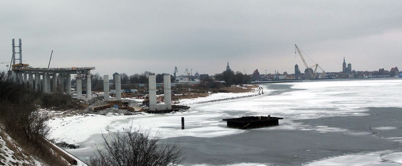 Stralsund vom Rügendamm