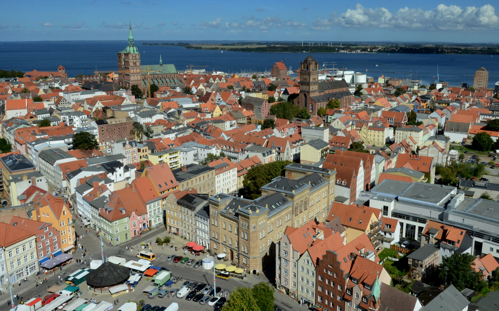 Stralsund von oben