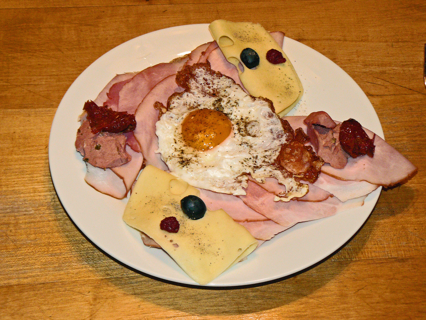 Strammes Schinkenbrötchen