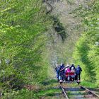 Strampeln und Treten auf Schienen