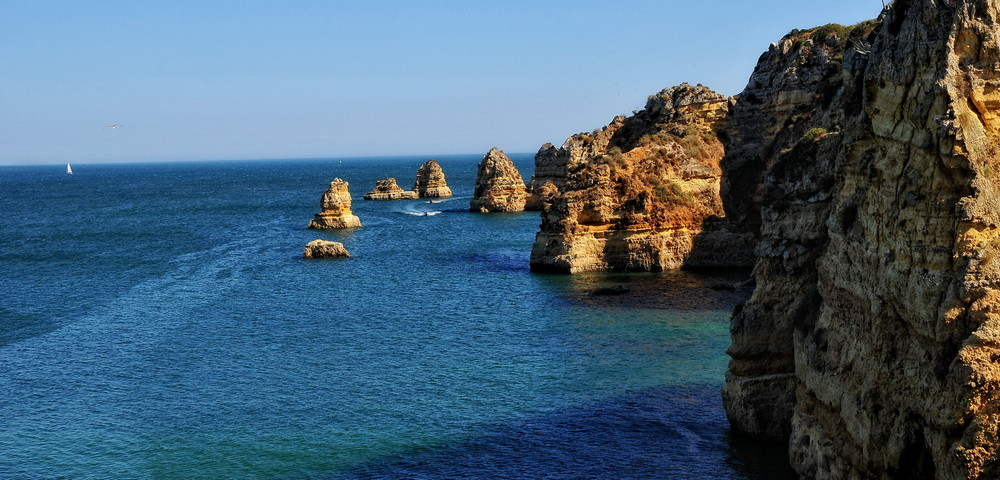 Stran bzw Küste von Sagres in Portugal