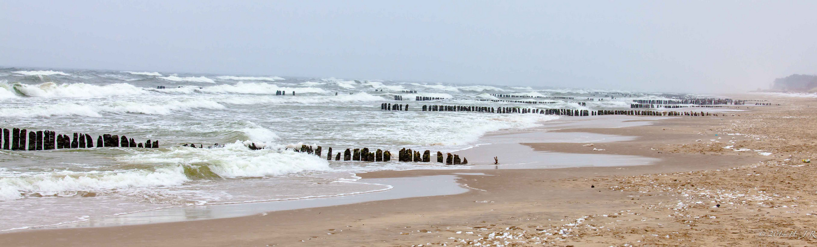 Strand (1) Brandung im Winter