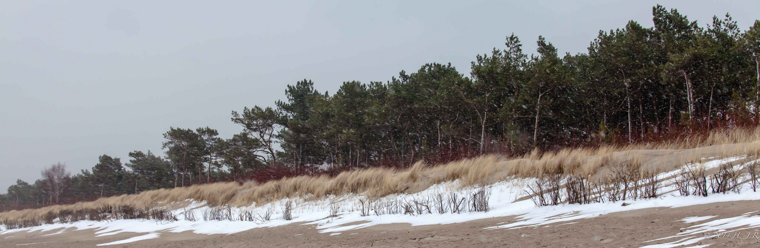 Strand (2) Schneeschauer zwischendurch