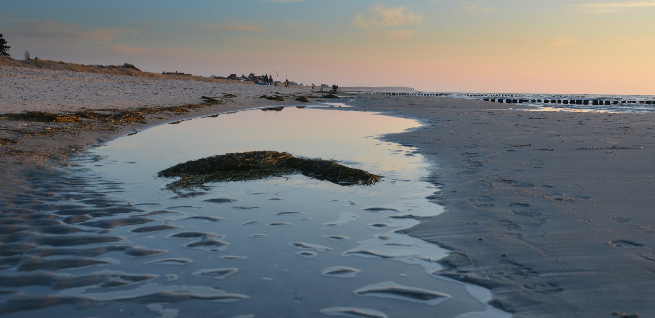 Strand Abend Februar 