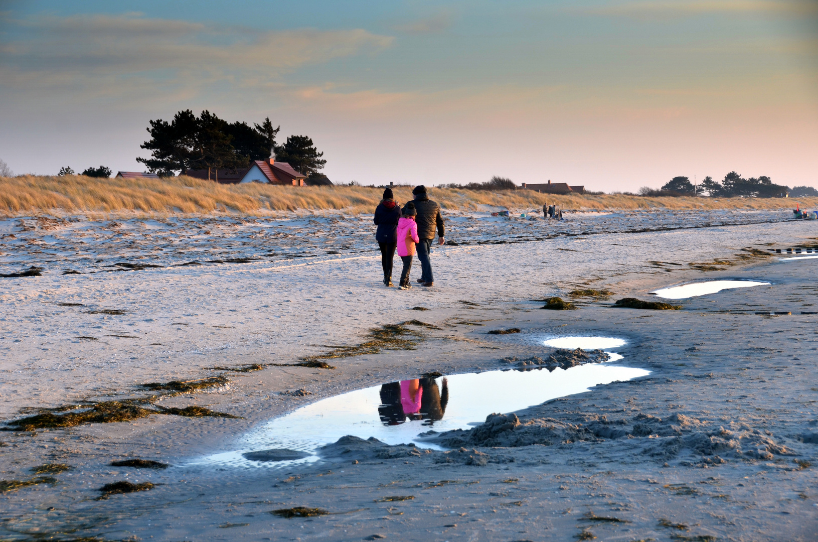 Strand Abend Februar 